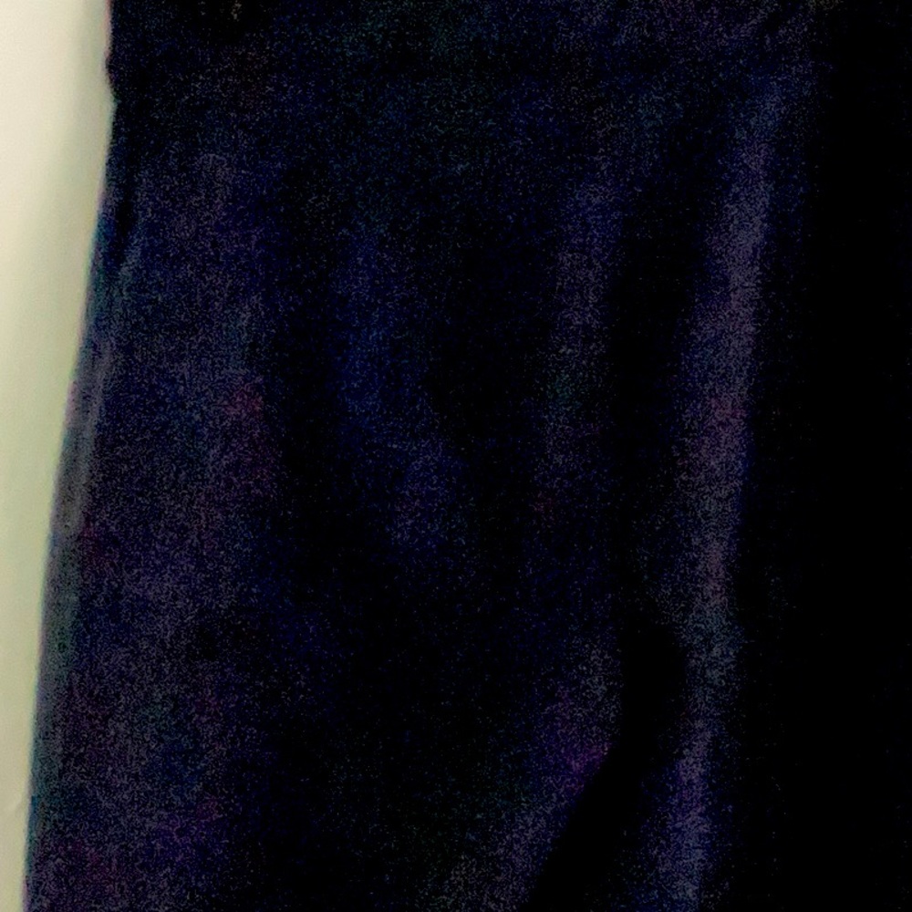 Spanx blue suede flare pants